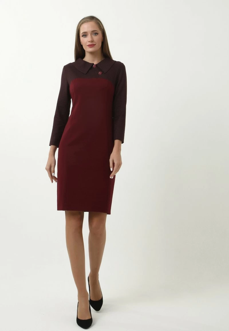 Miglior prezzo β¨ Madam-T Donna GINA - Tubino - Weinrot π - immagine 2