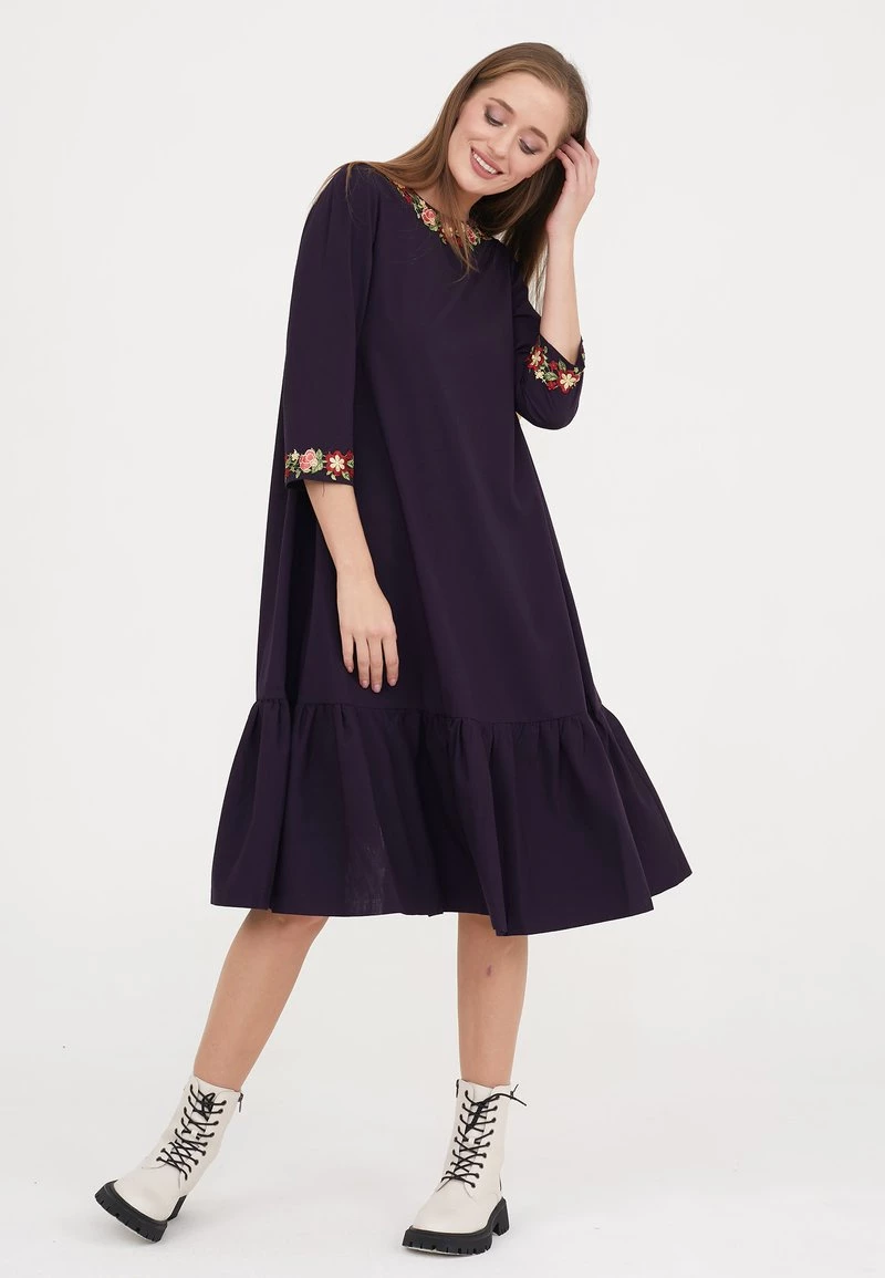 Vendita all'ingrosso π Madam-T Donna LOLANTA - Vestito Estivo - Pflaume π - immagine 8