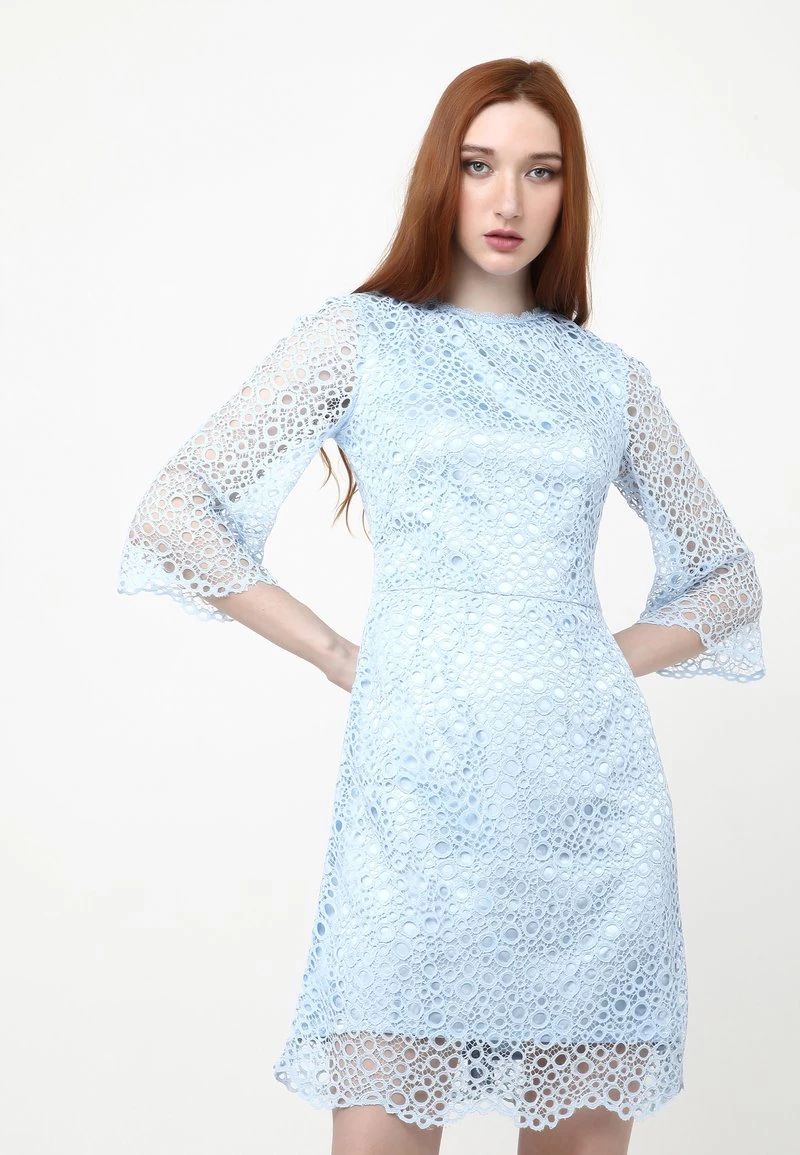 A buon mercato π Madam-T Donna SONATERA - Tubino - Hellblau β