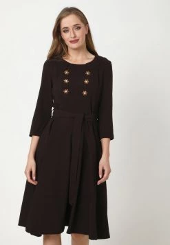 Miglior offerta 👏 Madam-T Donna Vestito Estivo - Braun ✔️