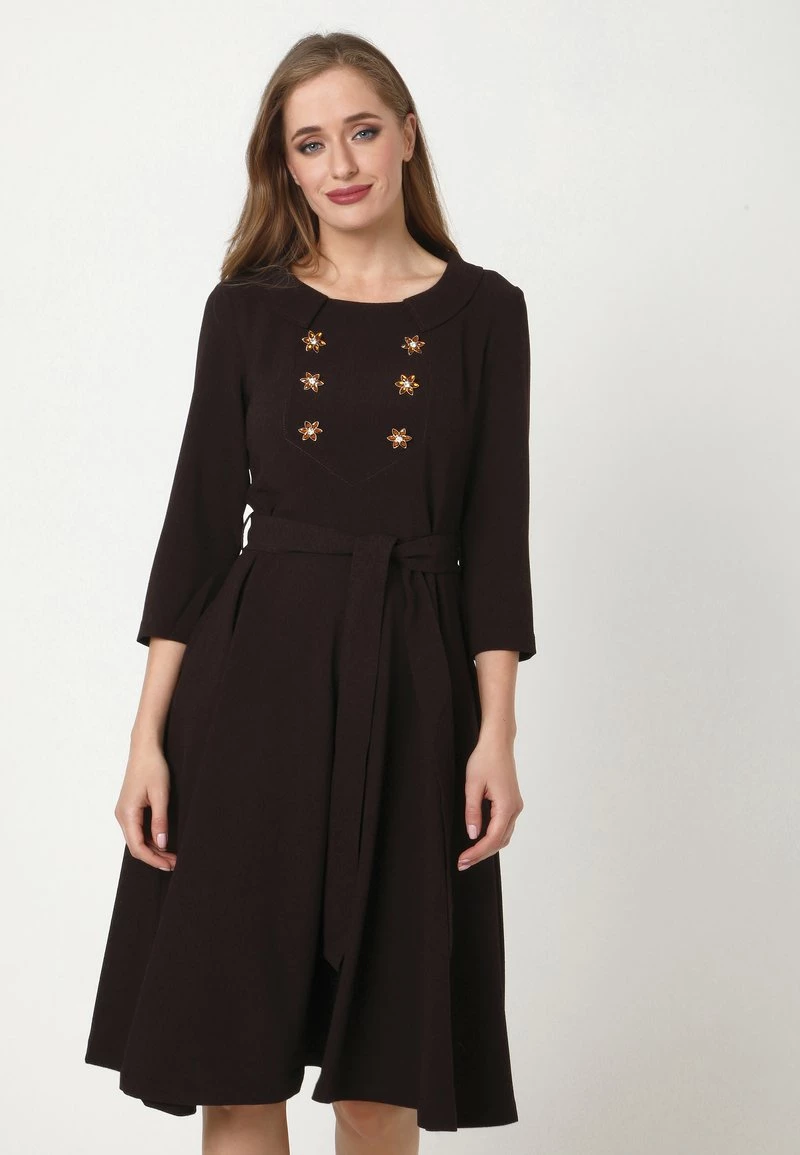 Miglior offerta π Madam-T Donna Vestito Estivo - Braun βοΈ