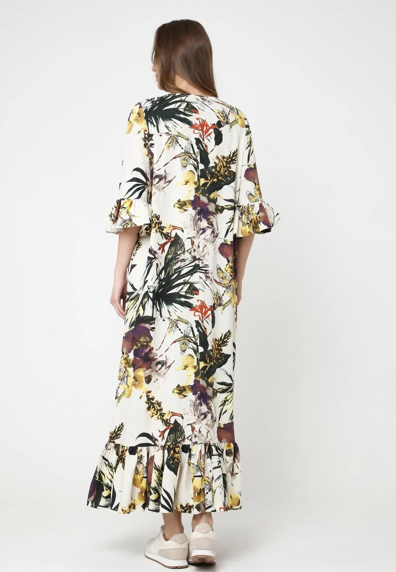 Bilancio π₯ Madam-T Donna Vestito Lungo - Milchig Gelb π - immagine 3