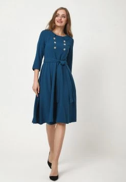 Miglior offerta 👍 Madam-T Donna Vestito Estivo - Aqua 🎉