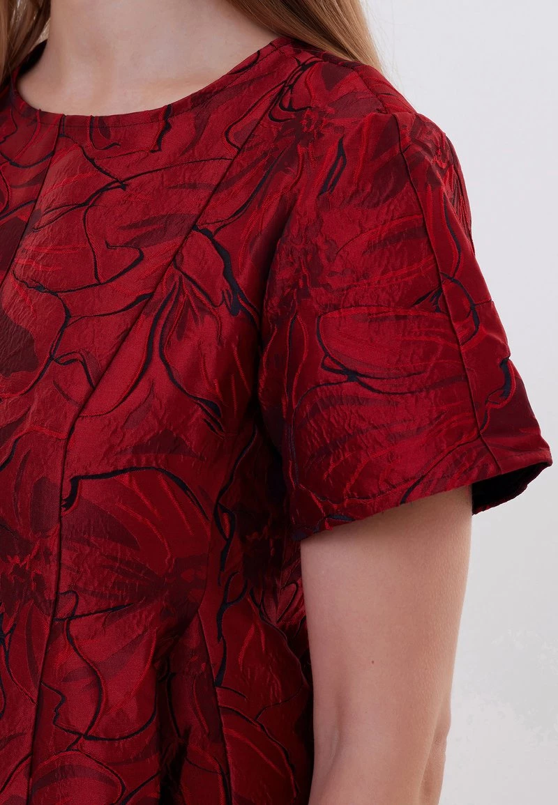 I primi 10 π Madam-T Donna SIMPLIFY - Vestito Elegante - Bla Askk/rot π - immagine 6