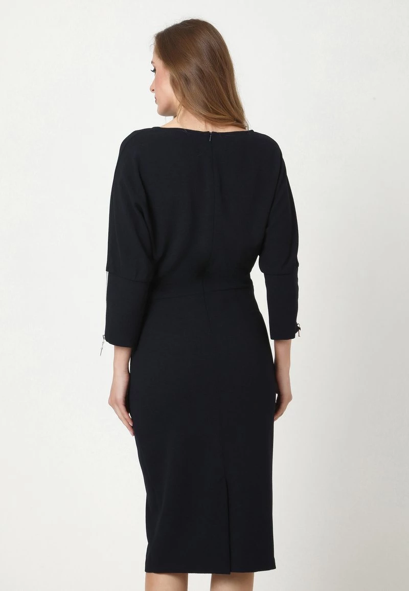 Nuovo β Madam-T Donna FAUSTINA - Abito In Maglia - Blau 𧨠- immagine 3