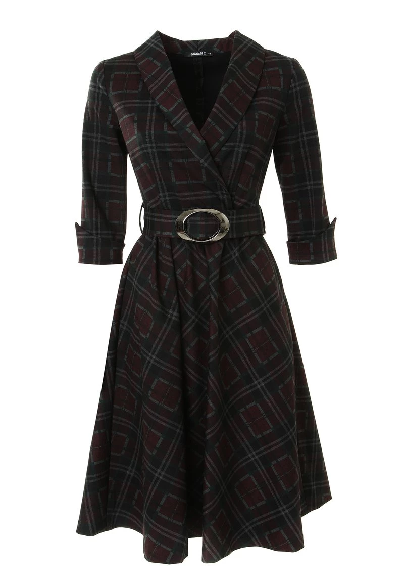 I primi 10 β Madam-T Donna NENSI - Vestito Estivo - Wein Rot, Grün π€© - immagine 10