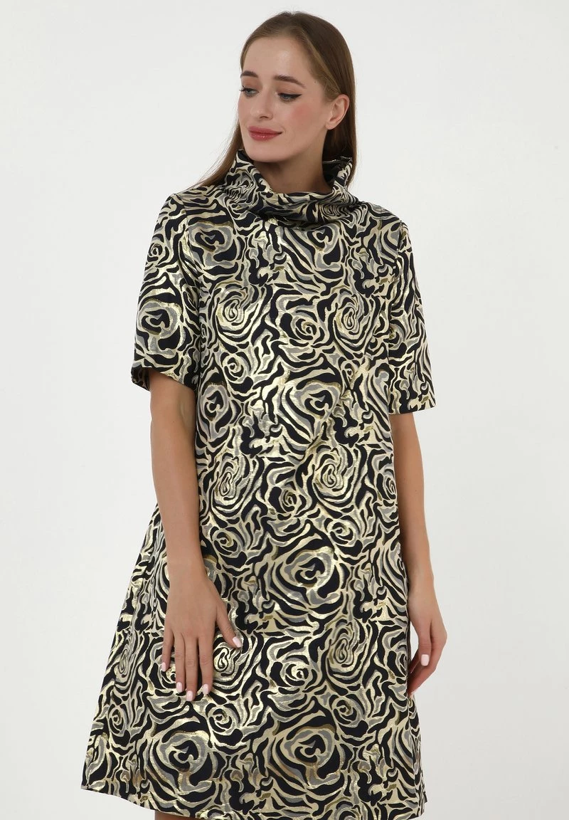 Vendita lampo π Madam-T Donna LEELINA - Vestito Elegante - Blau π - immagine 7