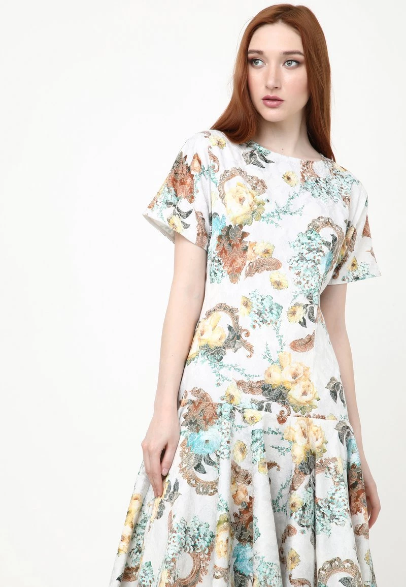 Nuovo π₯° Madam-T Donna SOKASA - Vestito Estivo - Milchig, Hellbraun π - immagine 6