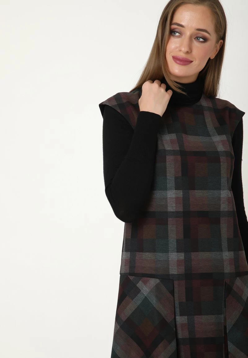 Miglior offerta π Madam-T Donna GASCONA - Vestito Estivo - Grün/braun π - immagine 6