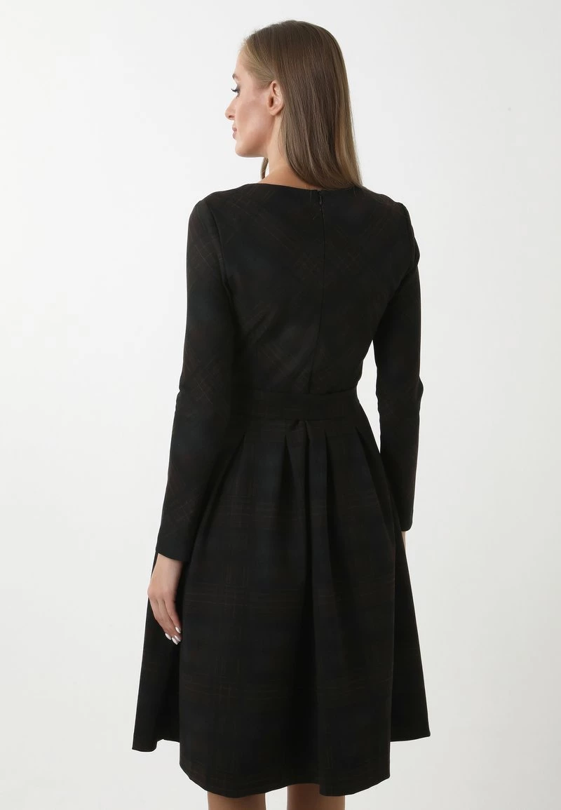 Miglior prezzo π Madam-T Donna KANTRI - Vestito Estivo - Schwarz/braun π - immagine 3