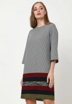 Buono 🔔 Madam-T Donna MILANIKA - Vestito Estivo - Grau, Rot ⌛