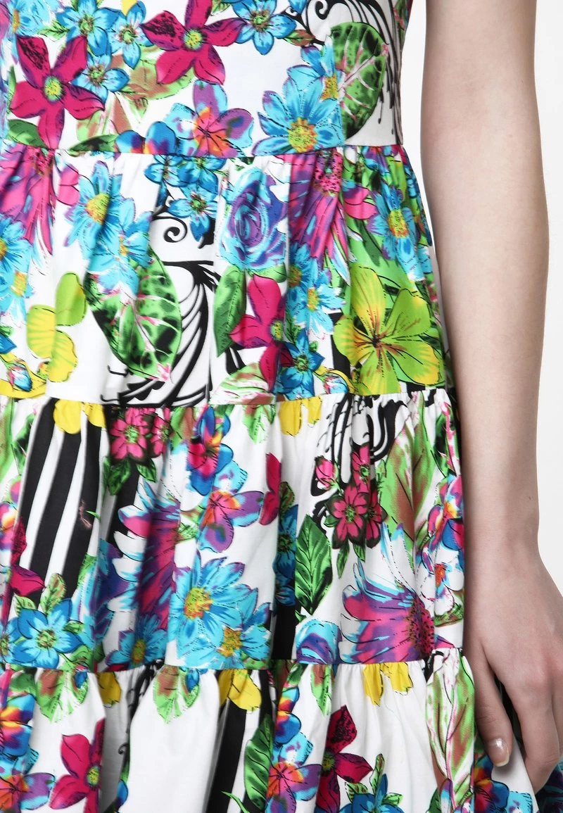 Sconto βοΈ Madam-T Donna SARATA - Vestito Elegante - Weiß, Hellblau π - immagine 6