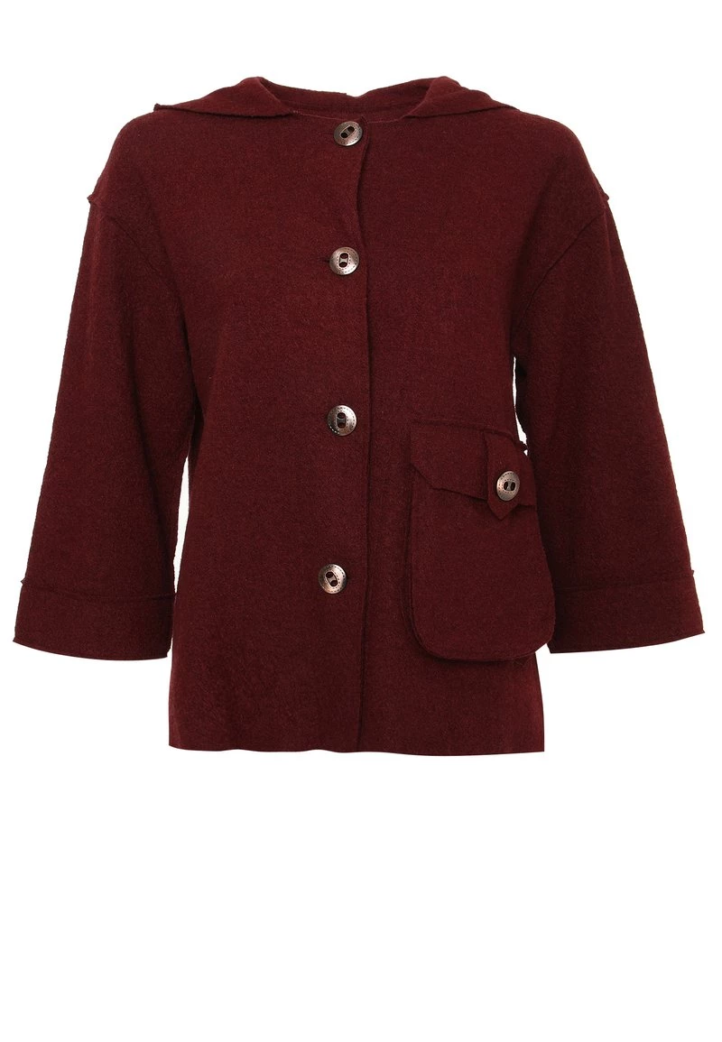 A buon mercato β¨ Madam-T Donna PIRA - Cardigan - Weinrot π - immagine 7