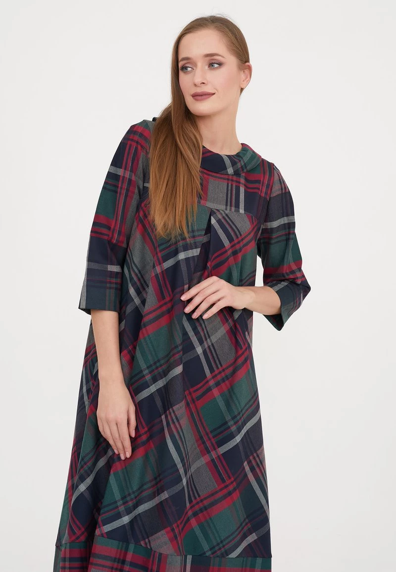 A buon mercato 𧨠Madam-T Donna JULIE - Vestito Estivo - Grün/ Rot π - immagine 4