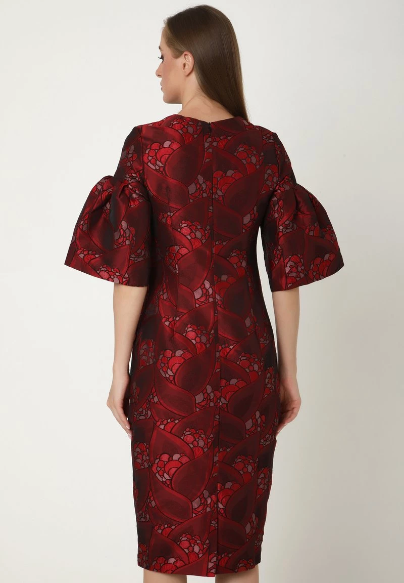 Miglior offerta βοΈ Madam-T Donna ALLTAGS DEGA - Vestito Elegante - Wein Rot, Rot π - immagine 3