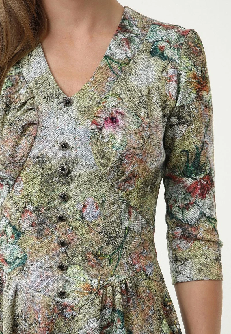 Promo π₯° Madam-T Donna DAISY - Vestito Estivo - Oliv/ Grau π - immagine 7