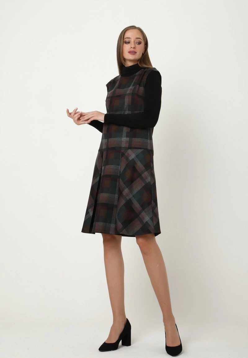 Miglior offerta π Madam-T Donna GASCONA - Vestito Estivo - Grün/braun π