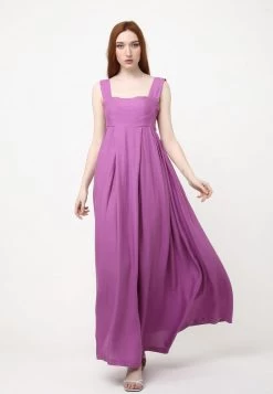 I primi 10 π Madam-T Donna SOMMER - Vestito Lungo - Lila π