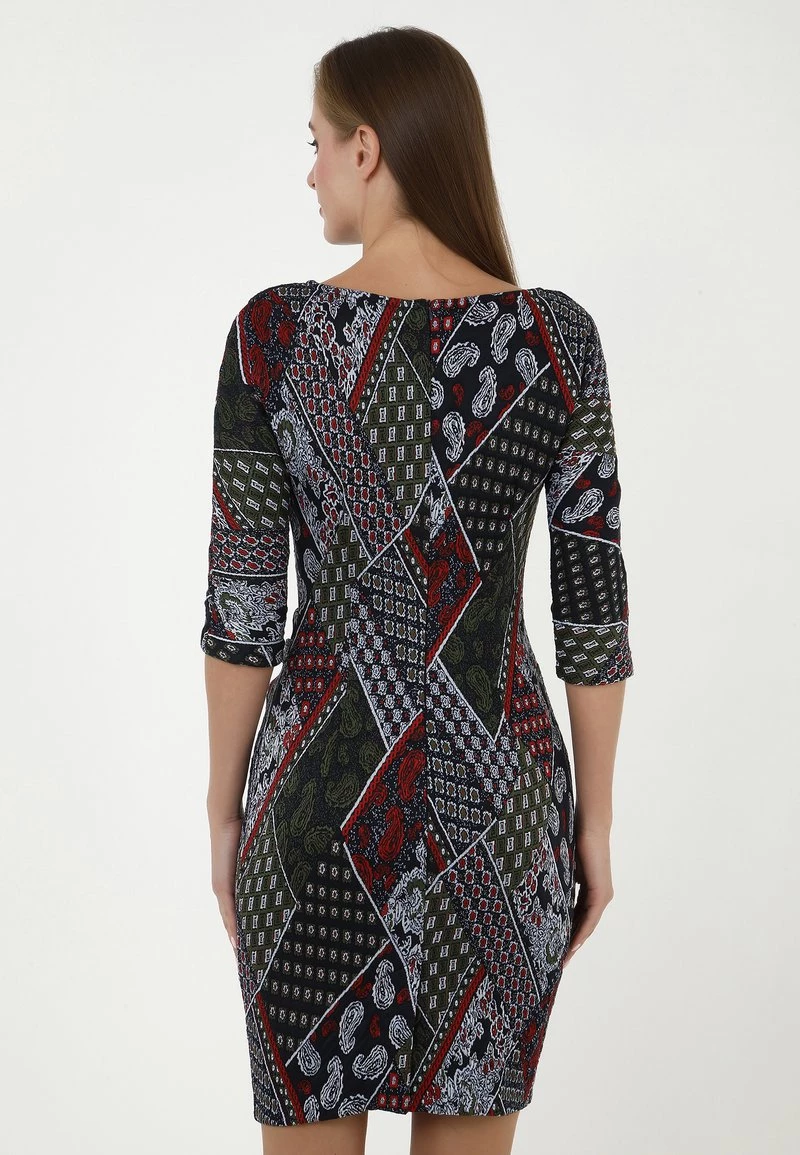 Sconto π― Madam-T Donna PIHTA - Tubino - Khaki, Rot π₯ - immagine 3