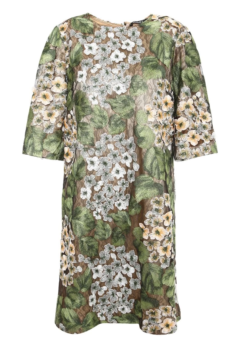 Presa 𧨠Madam-T Donna MILANA - Vestito Estivo - Grün, Orange π - immagine 7