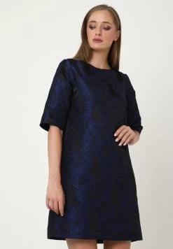 Buono π Madam-T Donna MILANA - Vestito Elegante - Blau/schwarz π