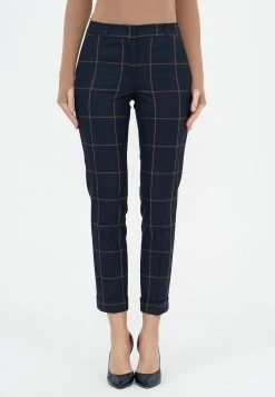 Il piΓΉ economico π Madam-T Donna MARIO - Pantaloni - Blue/brown π₯