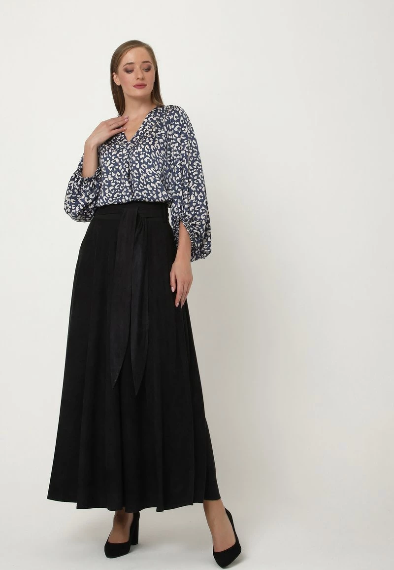 Sconto π Madam-T Donna RITA - Gonna A Pieghe - Schwarz π