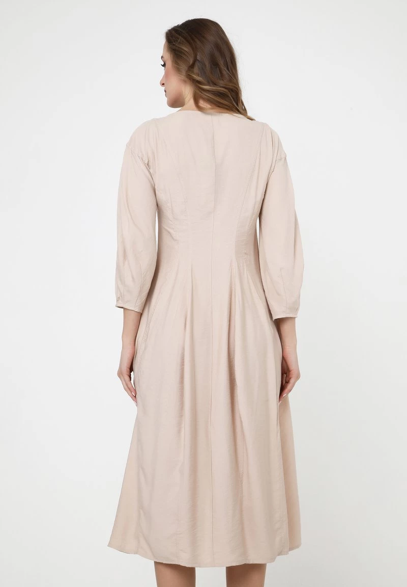 Vendita all'ingrosso π Madam-T Donna Vilda - Vestito Estivo - Beige π - immagine 3