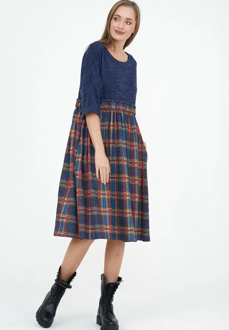 A buon mercato π₯ Madam-T Donna OFELIA - Vestito Estivo - Blau/rot β - immagine 5