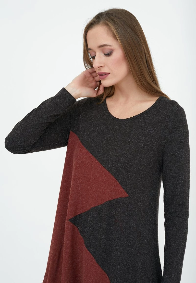 Miglior offerta π Madam-T Donna AGNIA - Abito In Maglia - Brantn/tera Orkotta π - immagine 7