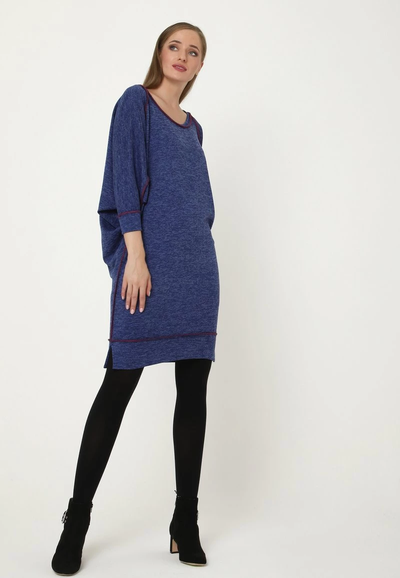 A buon mercato π Madam-T Donna Vestito Estivo - Indigo π₯° - immagine 4