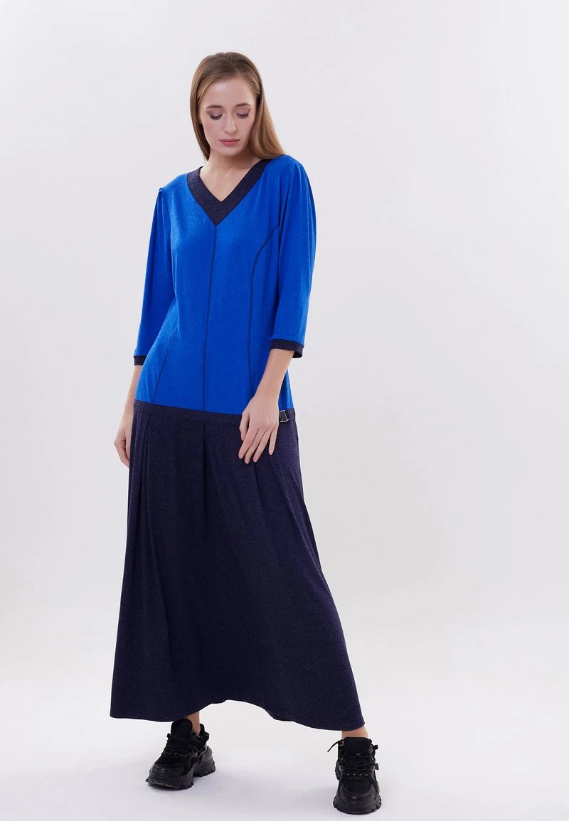 Acquistare π Madam-T Donna VARZINA - Vestito Lungo - Indigo π - immagine 2