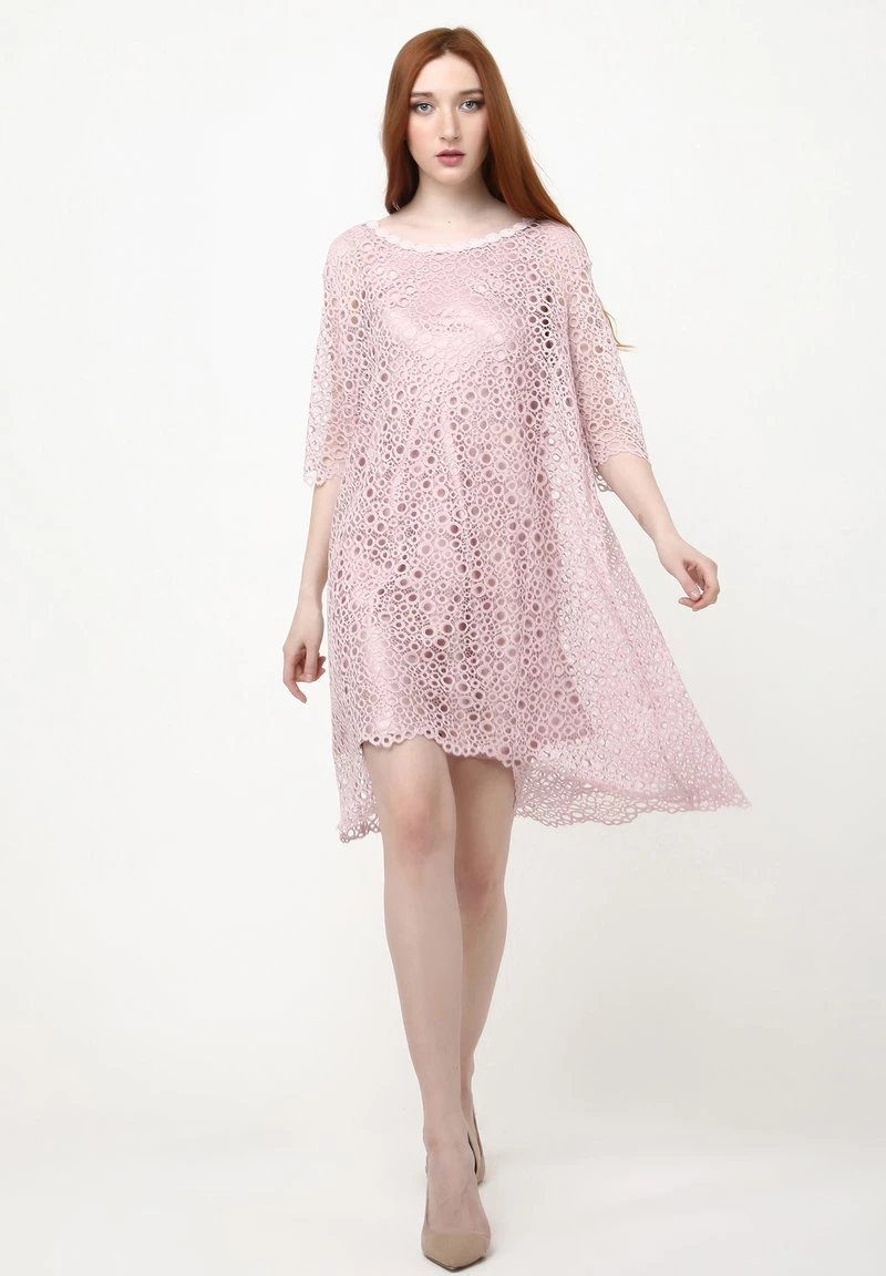 Presa βοΈ Madam-T Donna SHELBY - Vestito Estivo - Lavendel Rosa 𧨠- immagine 2