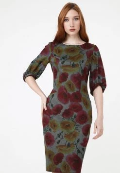 Vendita all'ingrosso βοΈ Madam-T Donna Tubino - Grau/ Senf π