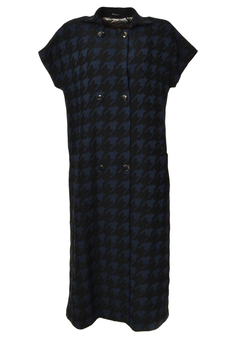 Bilancio π Madam-T Donna ITELIA - Vestito Di Maglina - Schwarz Blau π - immagine 9