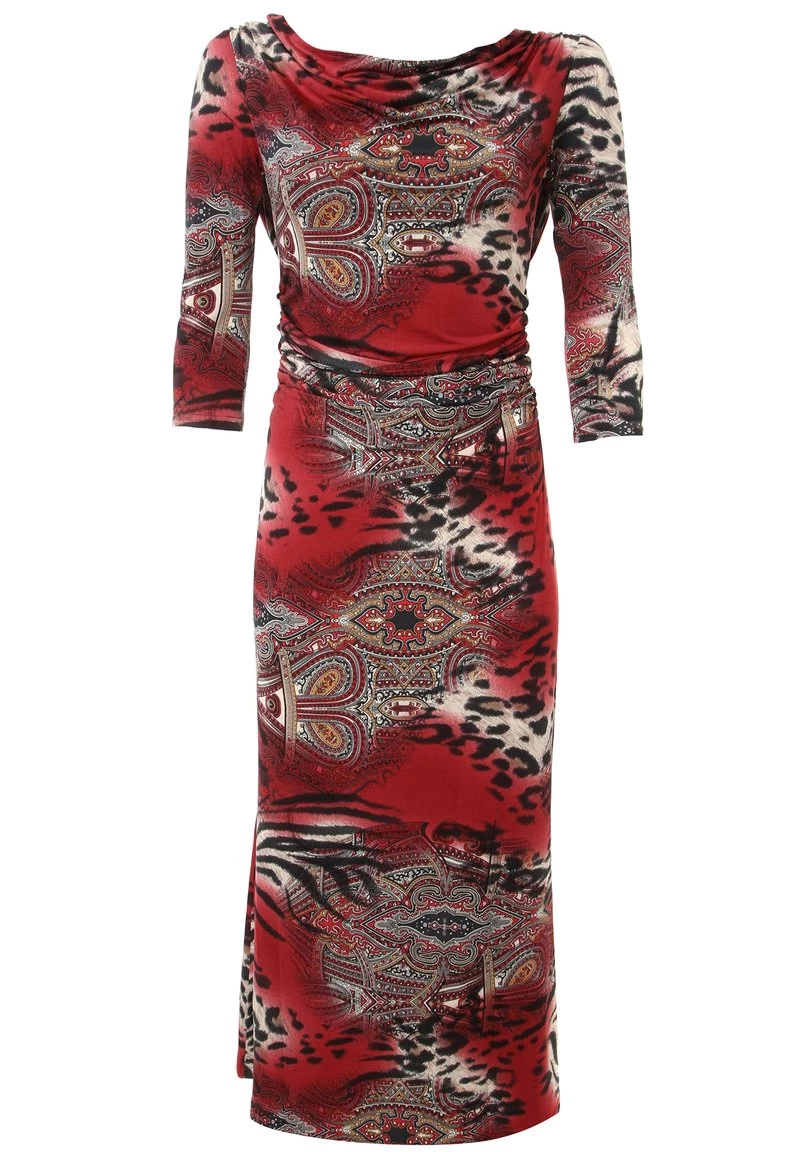 Migliore vendita 𧨠Madam-T Donna ARAGURIA - Tubino - Rot/beige π₯° - immagine 7