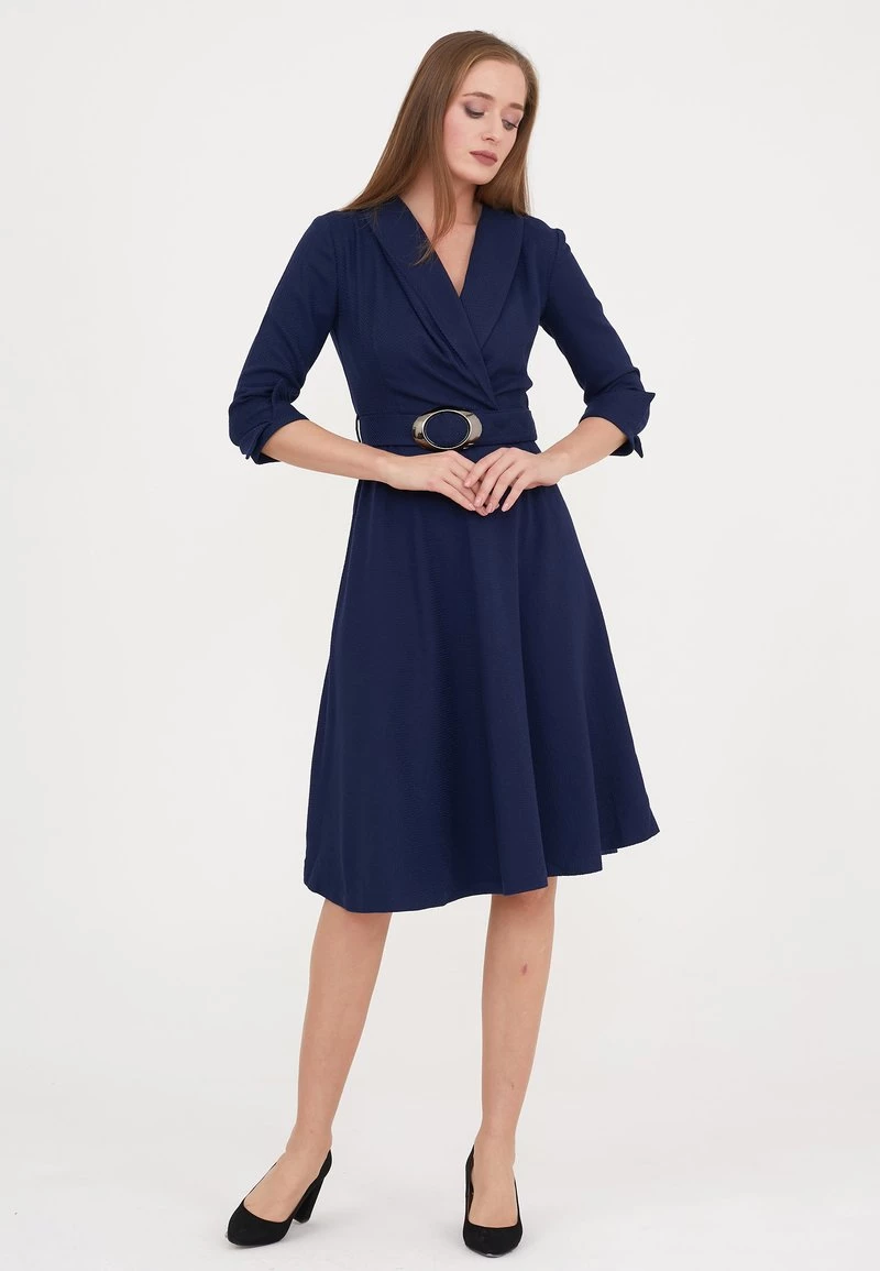 Presa ❤️ Madam-T Donna NENSI - Vestito Estivo - Blau ⭐ - immagine 6