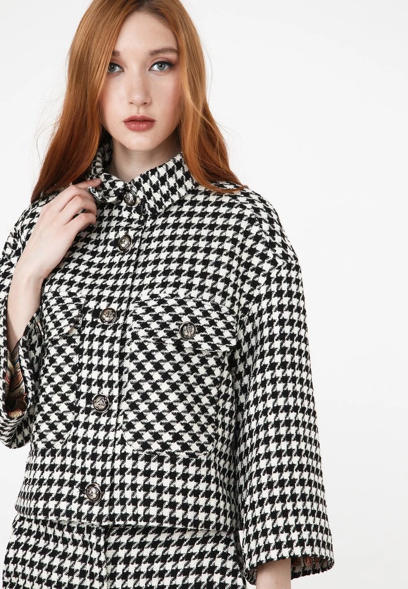 Acquistare π₯° Madam-T Donna SOFI - Giacca Da Mezza Stagione - Weiß Schwarz π₯° - immagine 6