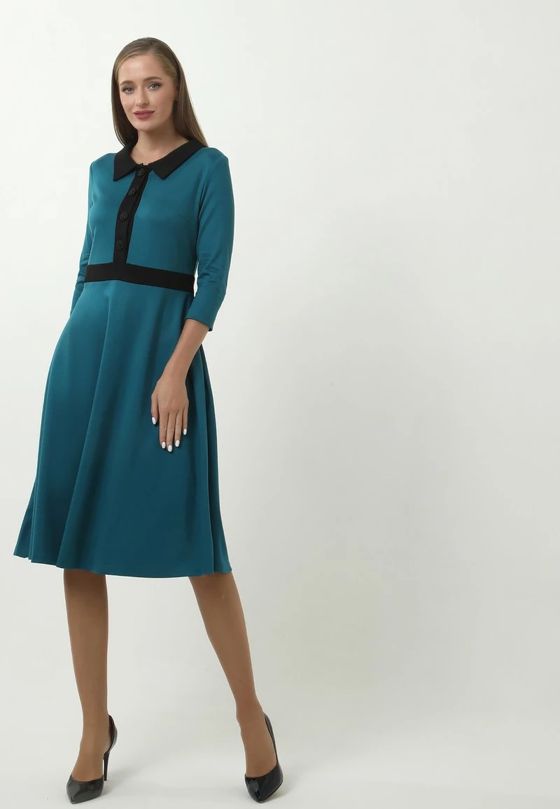 Vendita calda ❤️ Madam-T Donna JEANETTE - Abito A Camicia - Aqua ❤️ - immagine 3