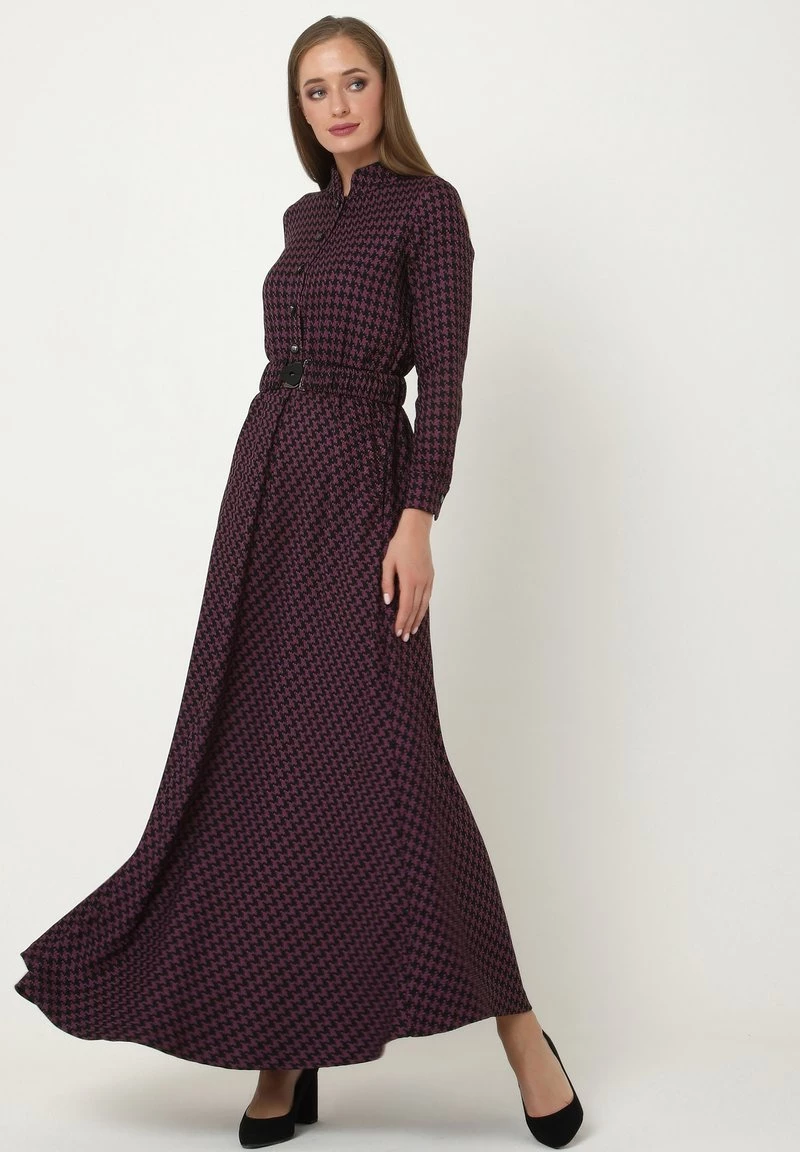 Miglior prezzo π Madam-T Donna ALLTAGS EVELINA - Vestito Lungo - Lila π₯ - immagine 8