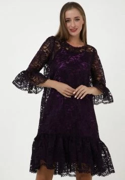 Vendita lampo ⌛ Madam-T Donna NATELLA - Vestito Elegante - Lila 🔔