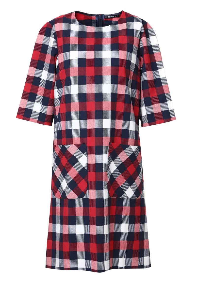 Miglior prezzo π Madam-T Donna Vestito Estivo - Blau Weiss π₯° - immagine 7