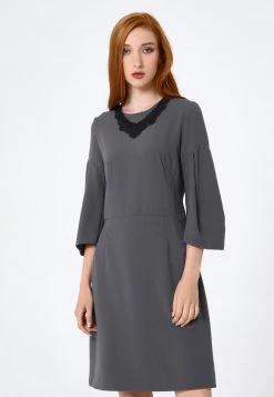 Bilancio 🎉 Madam-T Donna VERGINI - Vestito Estivo - Dunkelgrau 🎉