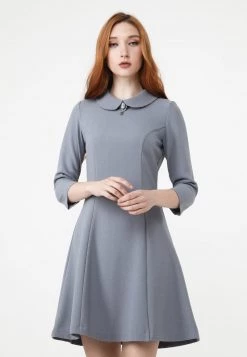 Migliore vendita 👏 Madam-T Donna ENRICA - Vestito Estivo - Hellgrau ⌛