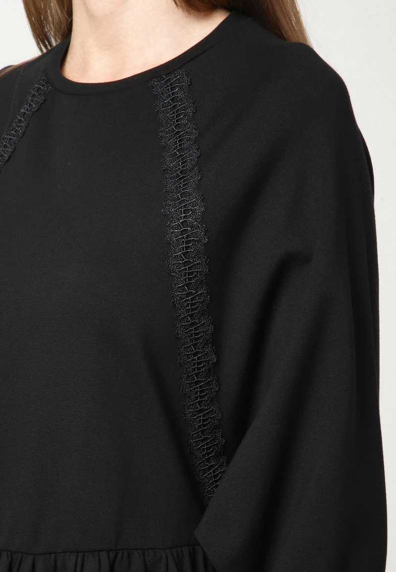 Buono π Madam-T Donna ADAMASA - Vestito Di Maglina - Schwarz π - immagine 6