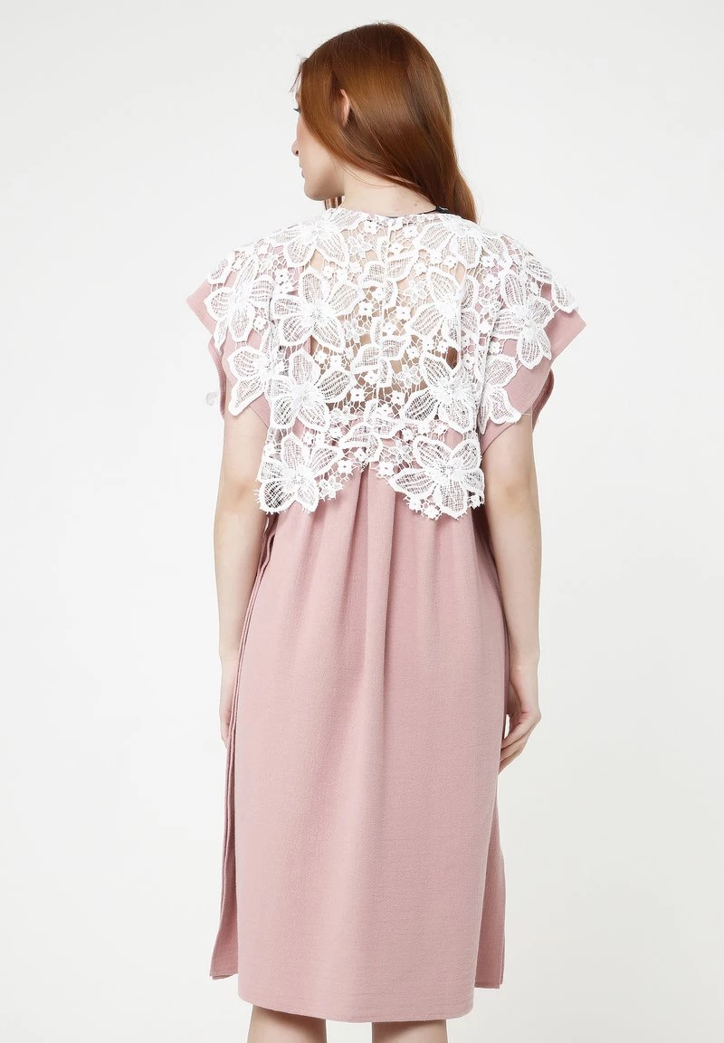 Miglior offerta π₯° Madam-T Donna SOMMER VEGNA - Vestito Estivo - Rosa π - immagine 3