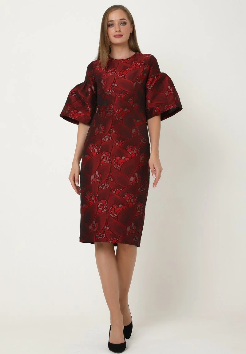 Miglior offerta βοΈ Madam-T Donna ALLTAGS DEGA - Vestito Elegante - Wein Rot, Rot π - immagine 2