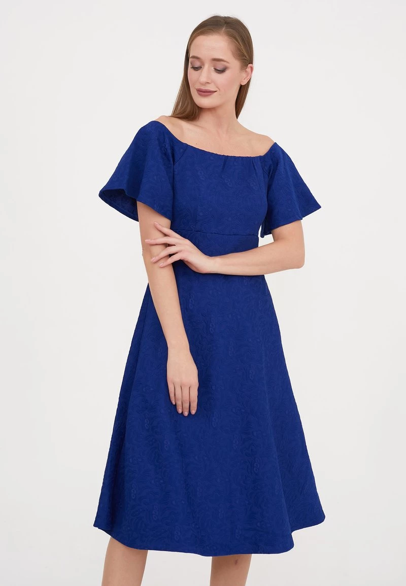 I primi 10 𧨠Madam-T Donna JOVANA - Vestito Elegante - Blau π - immagine 6