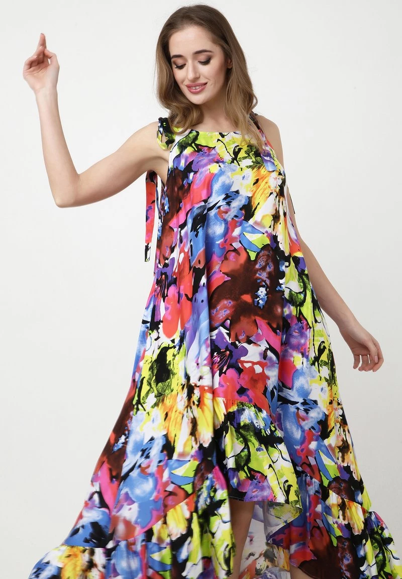 Presa π Madam-T Donna PERCAMA - Vestito Estivo - Lila, Hellgrün π₯° - immagine 4