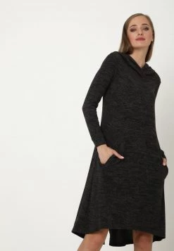 Nuovo di zecca 😀 Madam-T Donna Abito In Maglia - Schwarz ✔️